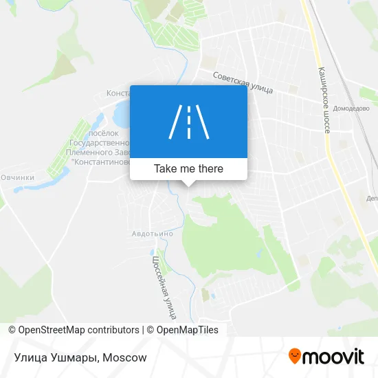 Улица Ушмары map