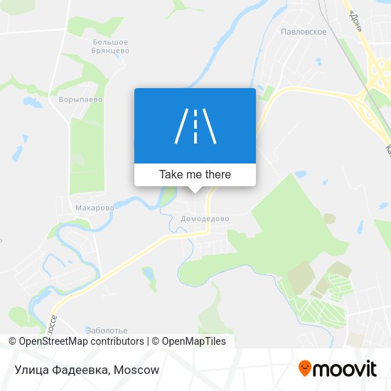 Улица Фадеевка map