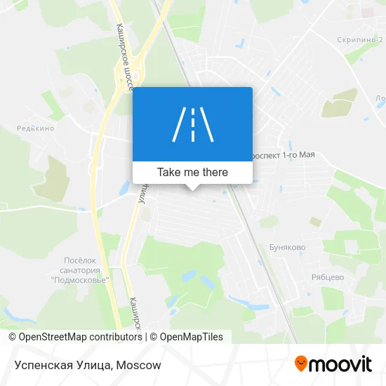 Успенская Улица map