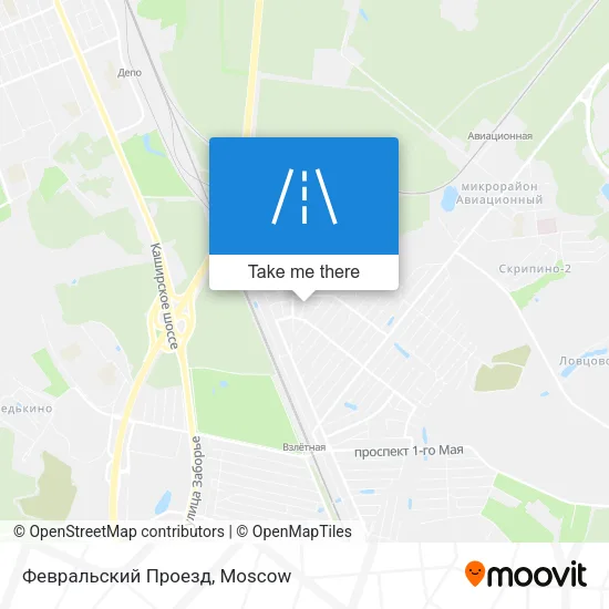 Февральский Проезд map