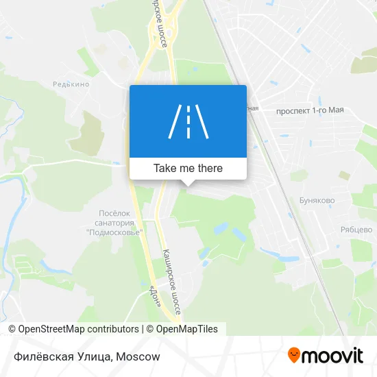 Филёвская Улица map