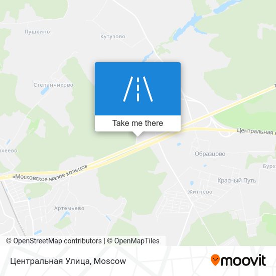 Центральная Улица map