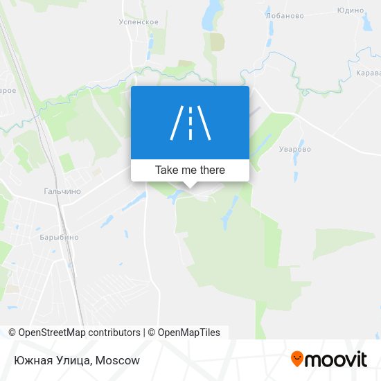 Южная Улица map