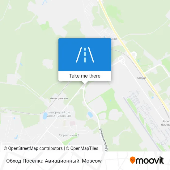Обход Посёлка Авиационный map