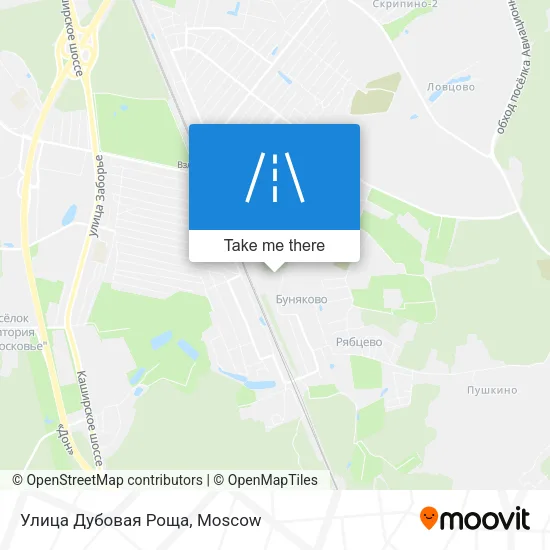 Улица Дубовая Роща map