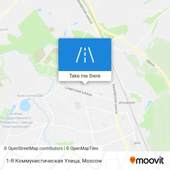 1-Я Коммунистическая Улица map