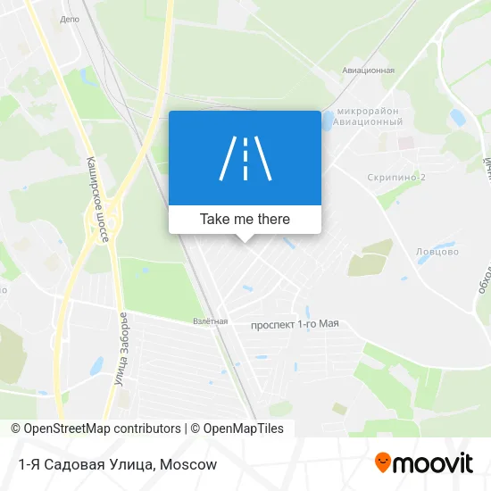 1-Я Садовая Улица map