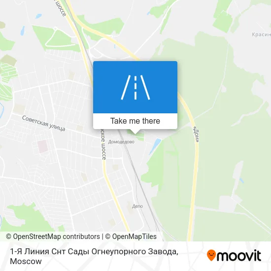 1-Я Линия Снт Сады Огнеупорного Завода map