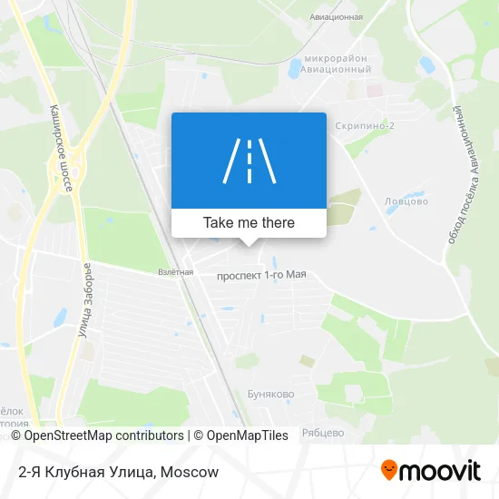2-Я Клубная Улица map