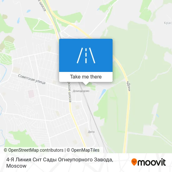 4-Я Линия Снт Сады Огнеупорного Завода map