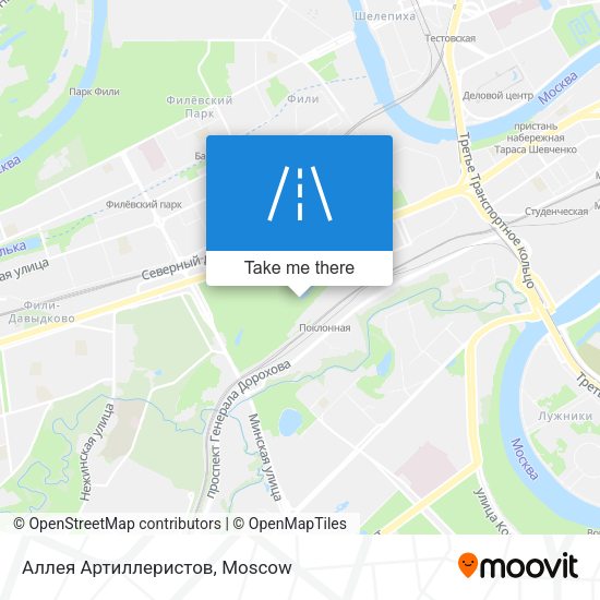 Аллея Артиллеристов map