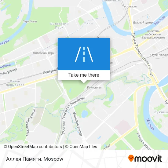 Аллея Памяти map