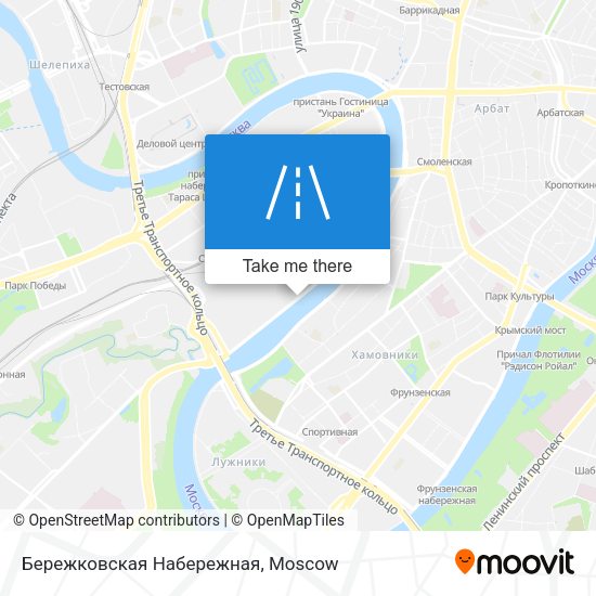 Бережковская Набережная map