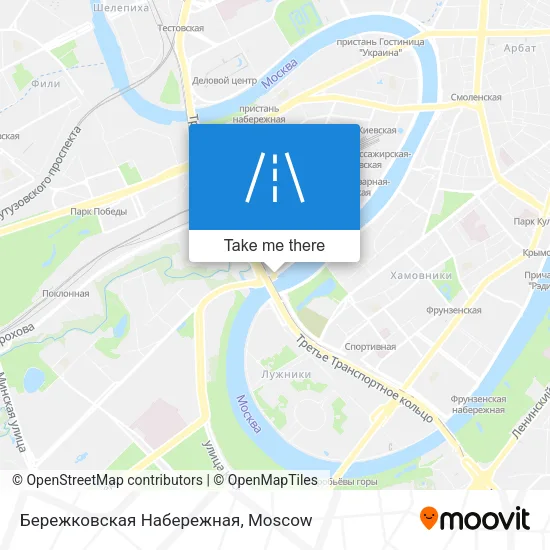 Бережковская Набережная map