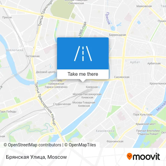 Брянская Улица map