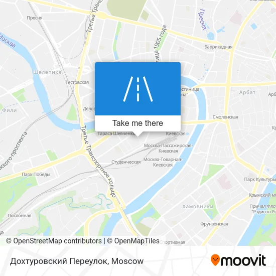 Дохтуровский Переулок map