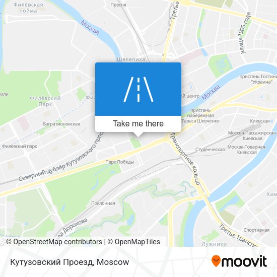 Кутузовский Проезд map