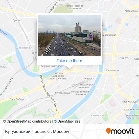 Кутузовский Проспект map