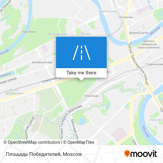Площадь Победителей map