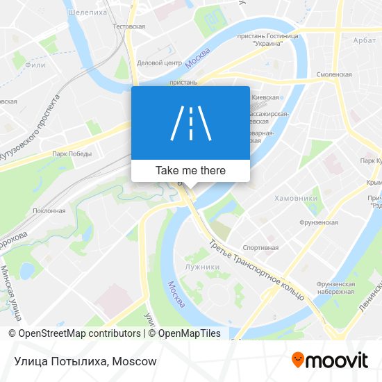 Улица Потылиха map
