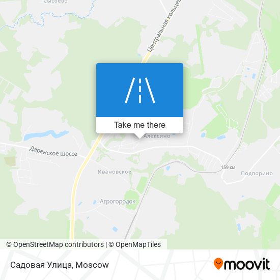 Садовая Улица map