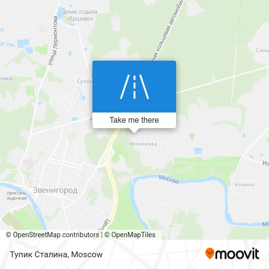 Тупик Сталина map