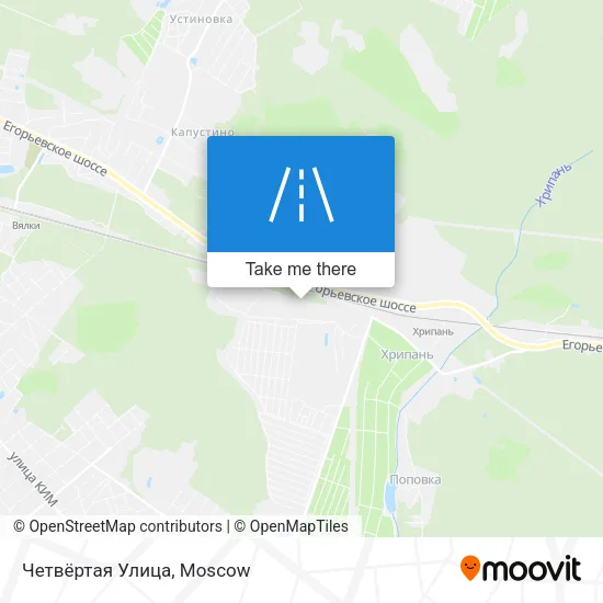 Четвёртая Улица map