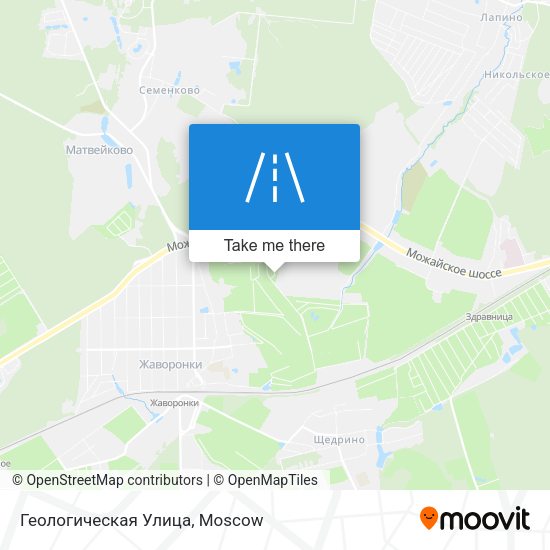 Геологическая Улица map