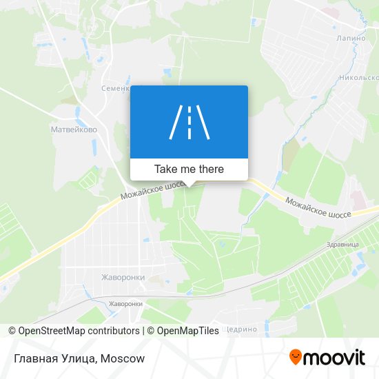 Главная Улица map