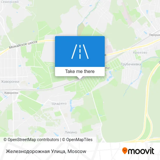 Железнодорожная Улица map