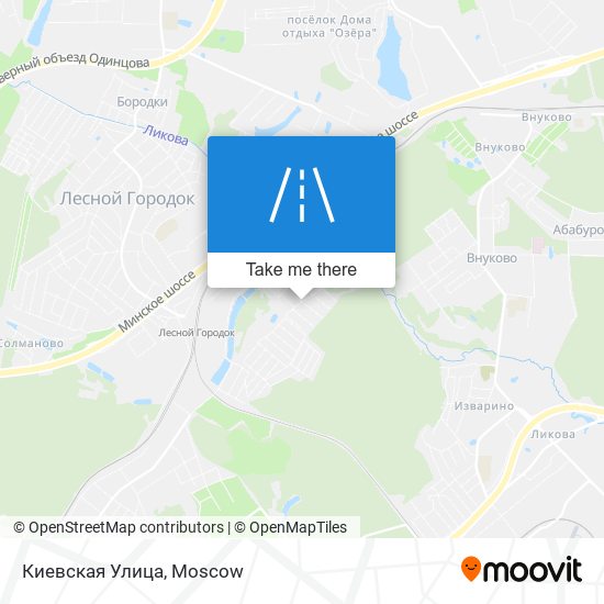 Киевская Улица map