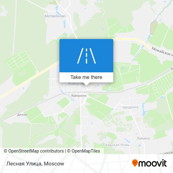 Лесная Улица map