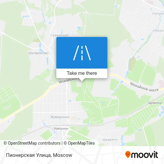 Пионерская Улица map