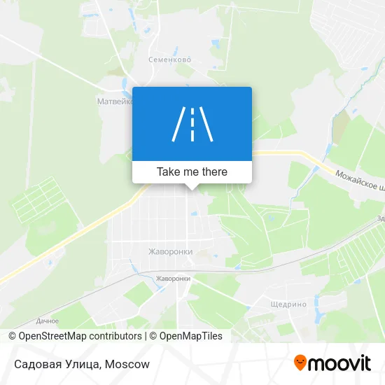 Садовая Улица map