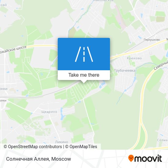 Солнечная Аллея map