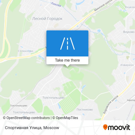 Спортивная Улица map