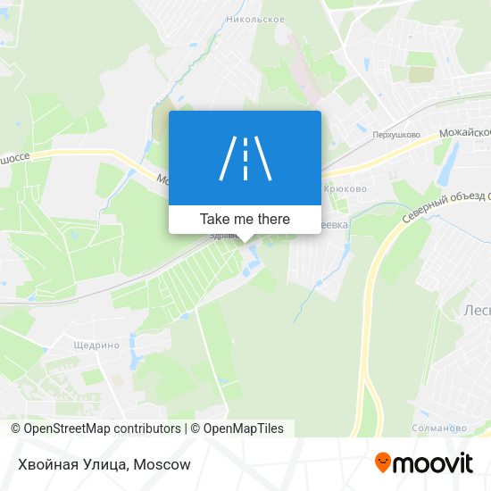 Хвойная Улица map