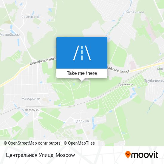 Центральная Улица map