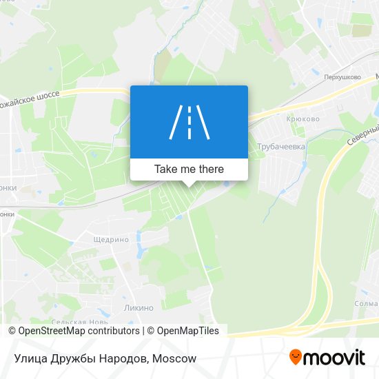 Улица Дружбы Народов map