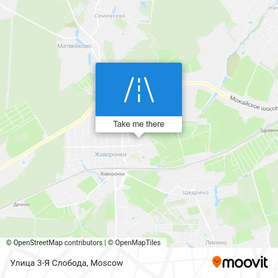 Улица 3-Я Слобода map