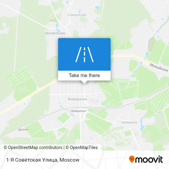 1-Я Советская Улица map