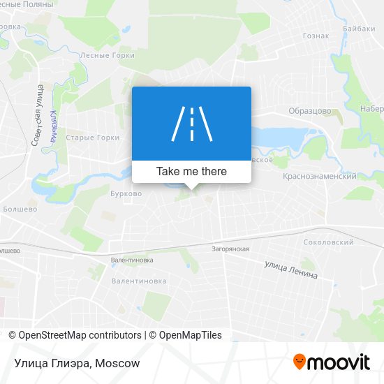 Улица Глиэра map