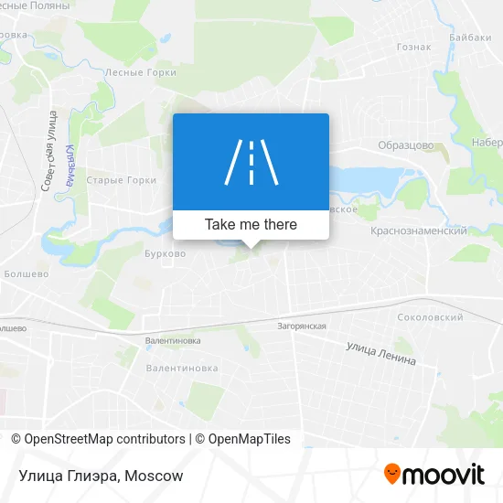 Улица Глиэра map