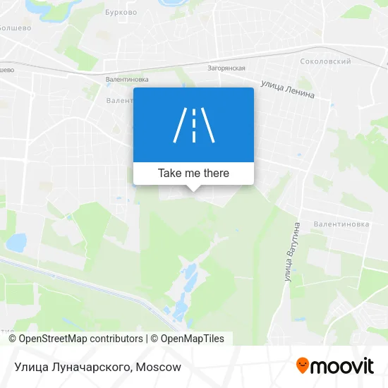 Улица Луначарского map