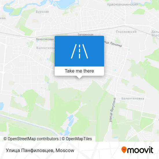 Улица Панфиловцев map