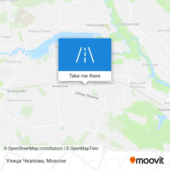 Улица Чкалова map
