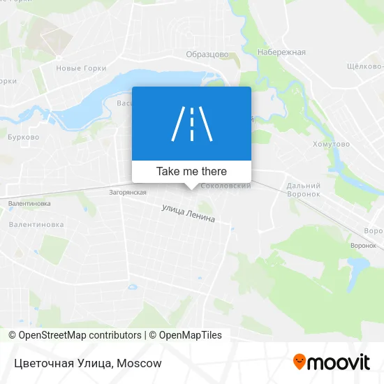 Цветочная Улица map