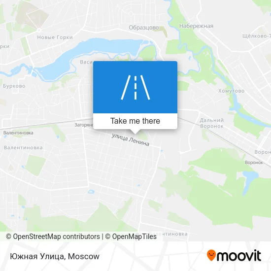 Южная Улица map
