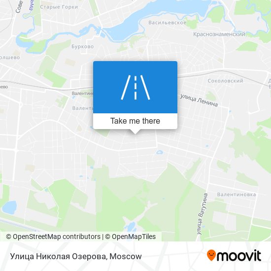 Улица Николая Озерова map