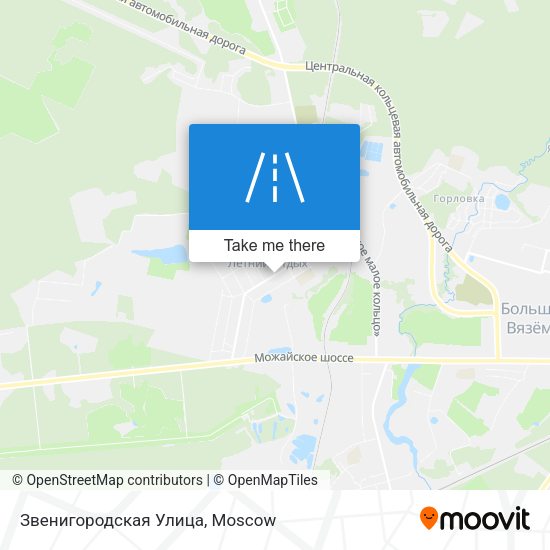 Звенигородская Улица map
